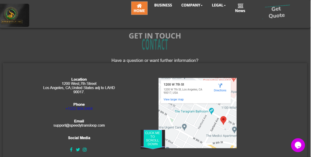 contact information